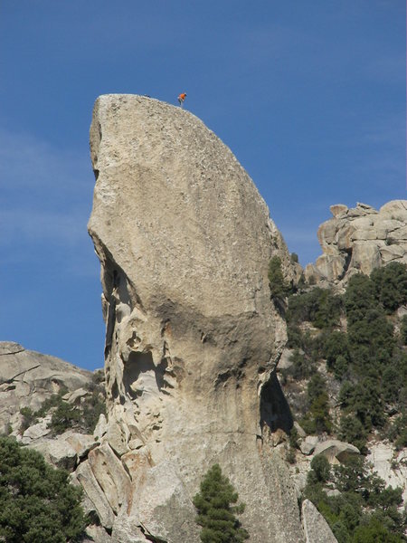 unknown climbers on top of ? at city of rocks