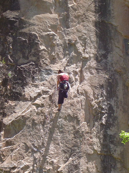 Contemplating the next moves on the virgin stone of Satch, '06.