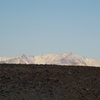 White Mountain peak from the lower gorge parking area.