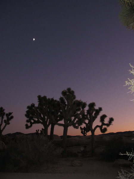 Sunset at the Hidden Valley Campground