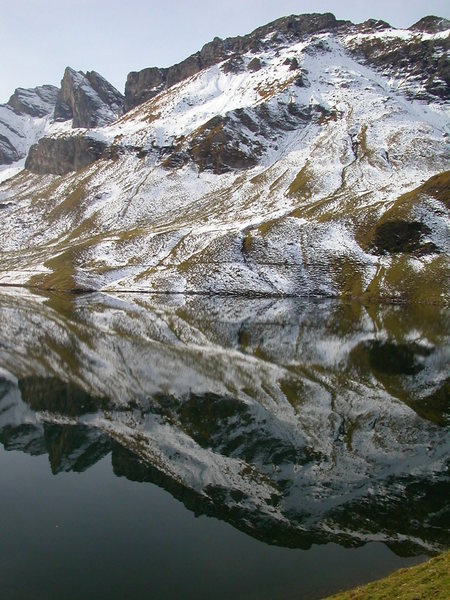 Melchsee reflections, in autumn