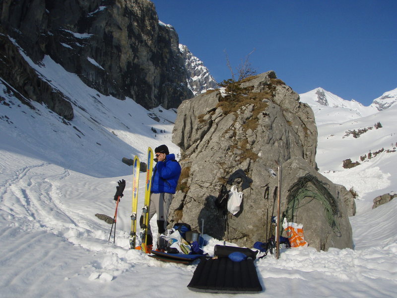 A fantastic spot to bivy, very worthwhile given the lengthy approach.