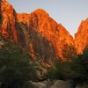 Sunrise in Black Velvet Canyon.