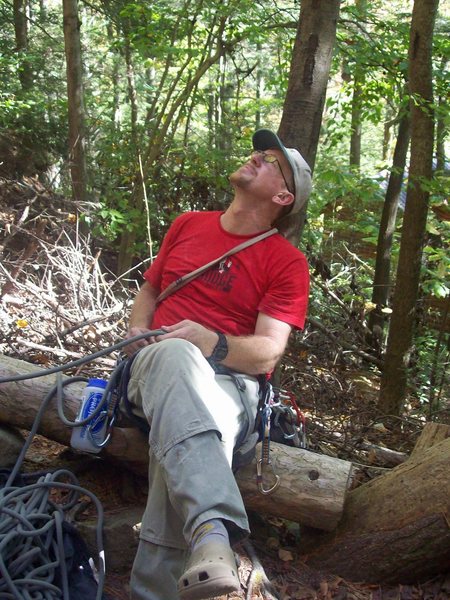 Brad Killough on Belay.