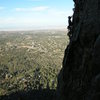 Ben starting Dog Leg at Thumbe Butte<br>
