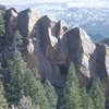 Overview of the beautiful upper dihedrals of the East Ridge.