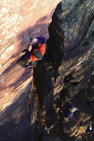 Devils Lake. Gills Nose, the unprotected lower section. Photo: Isaac Therneau.