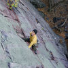 Henning Boldt on Lost Face Overhang. October '08.