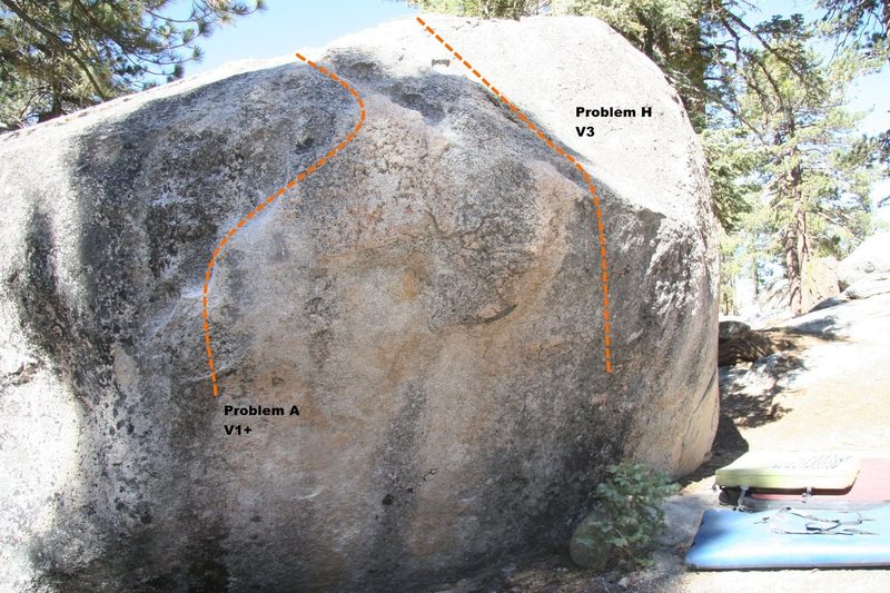 Transmaniacon Boulder East face topo