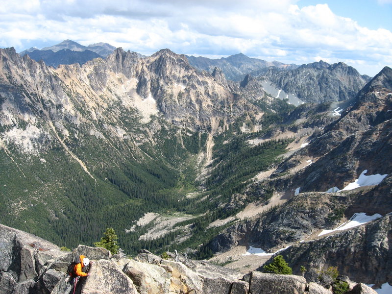 Ridge Traverse to the Summit Pinnacle