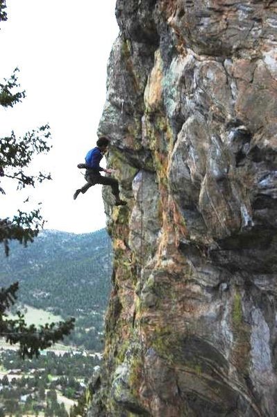 small crag in estes. <br>
<br>
