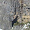 Cheselenflue, with the meteorit sector on the left, and the chaltbach sector on the right