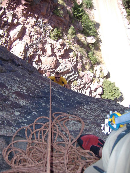 JN on West Buttress, Eldo.