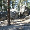 The Daring Boulder (South Face) is the left most boulder.