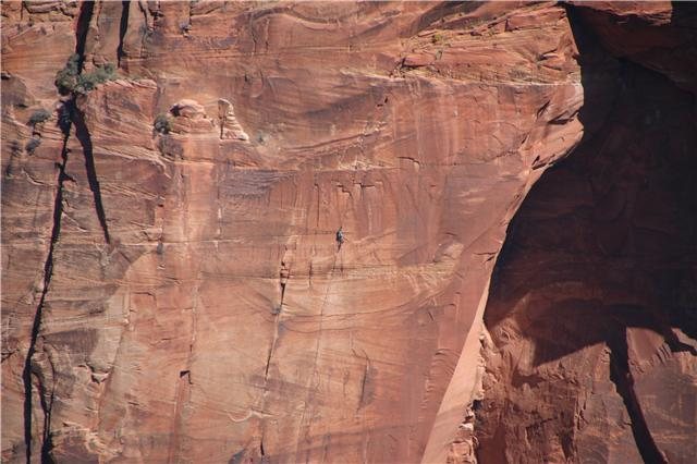 Solo Ascent - October 21, 2008 - taken from Scout's Lookout