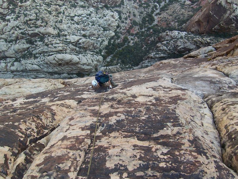 Dean following pitch 10 of Dream of Wild Turkeys. 