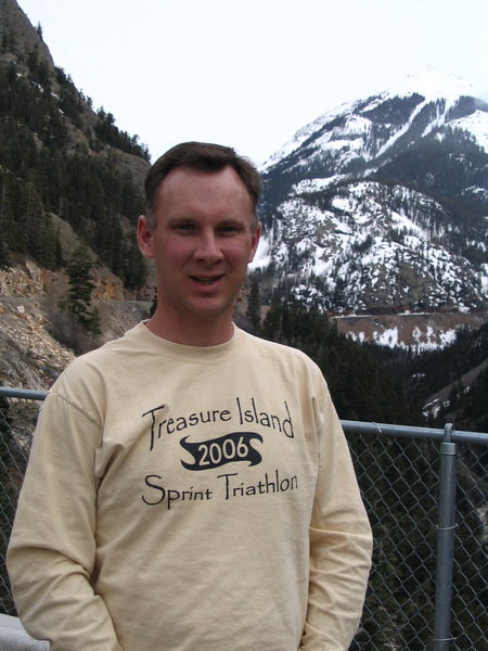 Along the million dollar highway above Ouray, CO