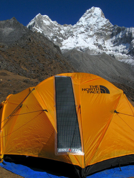 Ama Dablam basecamp.  Didn't climb it.  A large piece of the dablam calved off and killed six climbers at C3.  I opted to leave at that point.  Looking forward to returning.