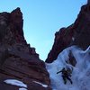 Pitch one of Campground Couloir. Photo by Andiken.