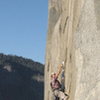 Rob jugging the Borderline Traverse pitch off Big Sur.