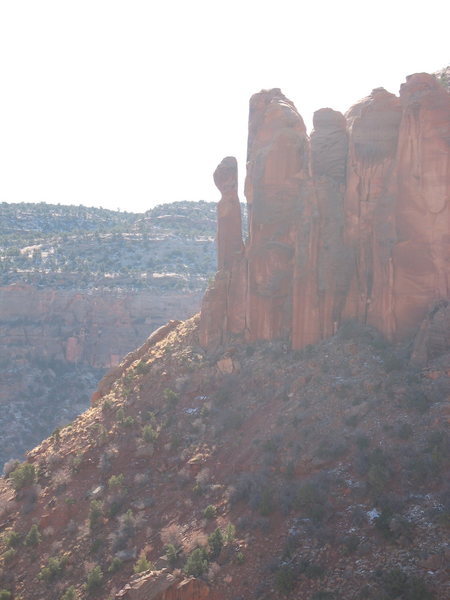 The Thumb in profile from a distant ridge.