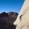 1980 something...<br>
<br>
 Kris Solem climbing The Compassion of The Elephants. Photo by Charlie Crist.