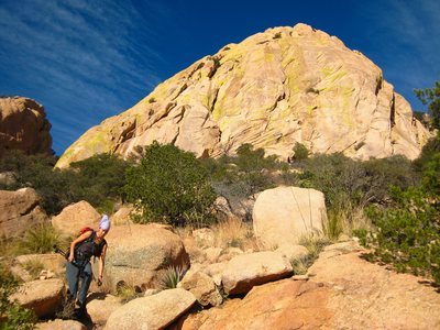 Descending from the Sheepshead