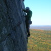 Brandon (really this time) high exposure, with some beautiful Gunks foliage in the back...