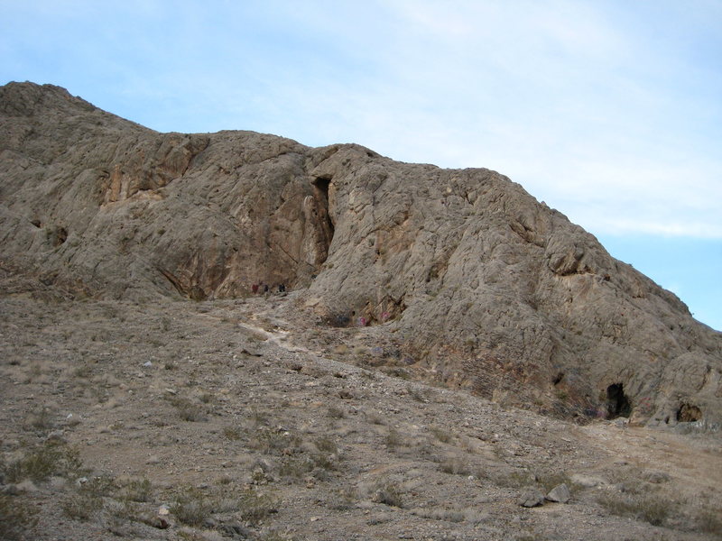 Urban Crag from the current parking area.