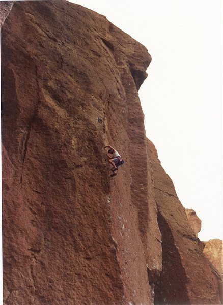 Me somewhere in Smith Rocks.