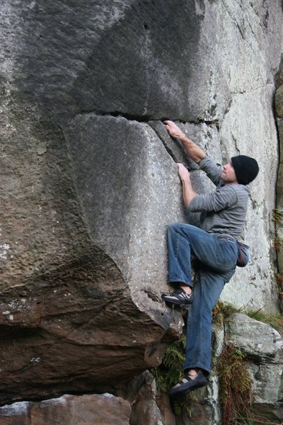 Mike starting a highball at Back Bowden.