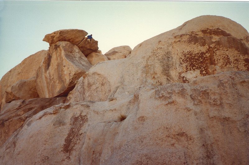 Bruce Diffenbaugh following on the Geronimo finish of the Deviate on the Old Woman.