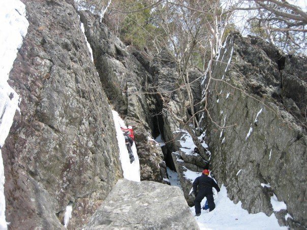 The Cave Route from a distance