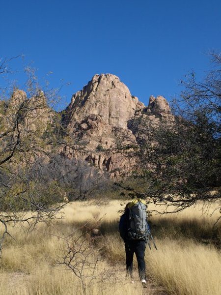 View from the approach