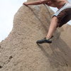 Perfect razor arete, flawless stone . . . Hampi, India.