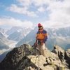 Me on the summit of L'Index. Chamonix, France.