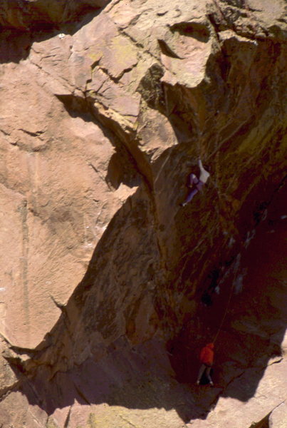 Christian Griffith freeing Desdichado.  photo: Bob Horan Collection