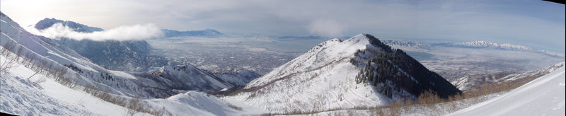 View of Utah Valley from Everest Ridge.