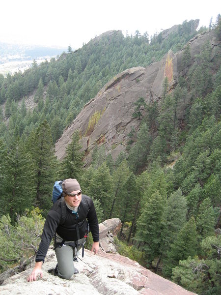 Gabe soaking up the view.