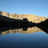 Refugio Emilio Frey across the water.