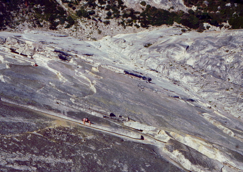 Thank God Ledge, Half Dome. Photo: Bob Horan Collection