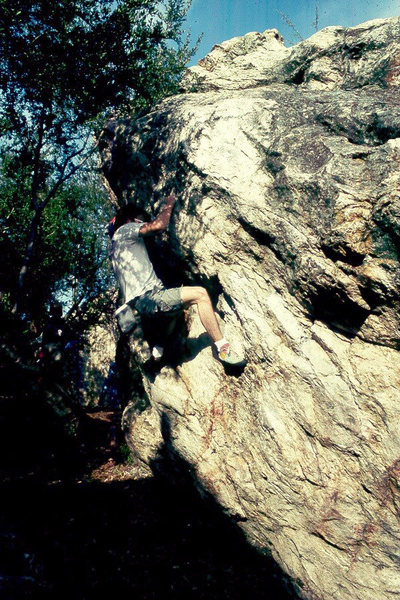 Indian Rock, Berkeley, CA.  My research on this rock is at: http://www.ncgeolsoc.org/past-field-trips/northbrae-rhyolite-field-trip; Murphy, L., Fleck, R.J., and Wooden, J.L., 2002, Northb /https://gsa.confex.com/gsa/2002AM/finalprogram/abstract_41514.htm