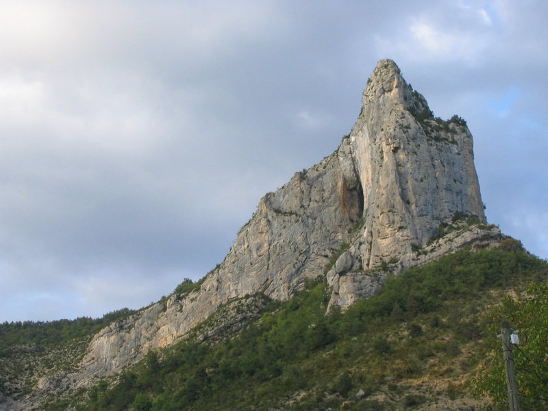 The cliffs above Orpierre offer an abundance of moderates, though the rock is not quite as good as at the more famous French crags.