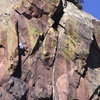 Fifth pitch of the Edge, photo: Bob Horan Collection.