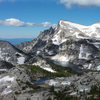 Looking out into the Enchantments from the base of the route.