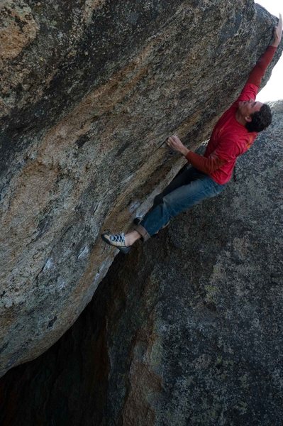 MattNM hitting the throw to the top on the send.