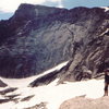 Approaching the magnificent NW face, photo: Bob Horan Collection.