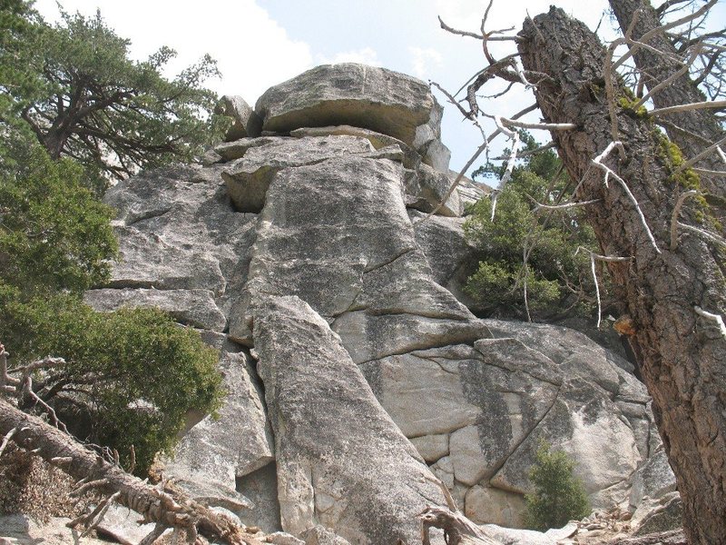 Lunch Rock (west face), Tahquitz Rock