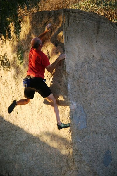 Going for the lip on Cornerstone Lefthand.