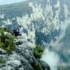 Bob Horan arriving at the Gorge du Verdon, France